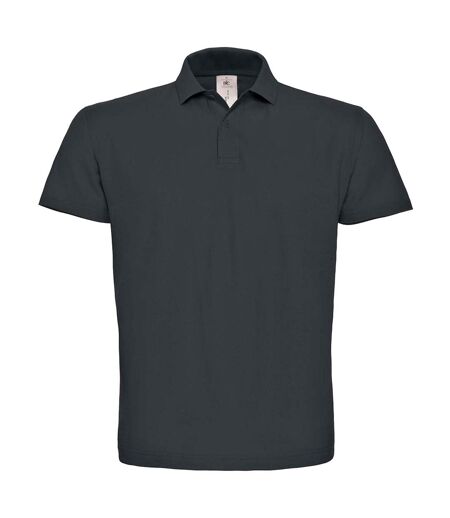 B&c Id.001 Polo À Manches Courtes Pour Hommes Anthracite B And C