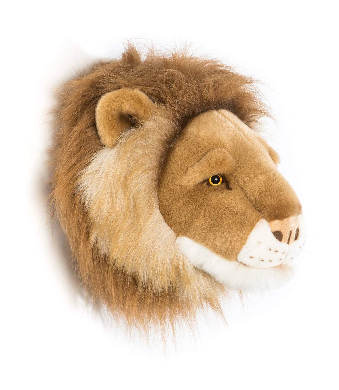 Peluche trophée mural Savane Lion Petit Cesar-1