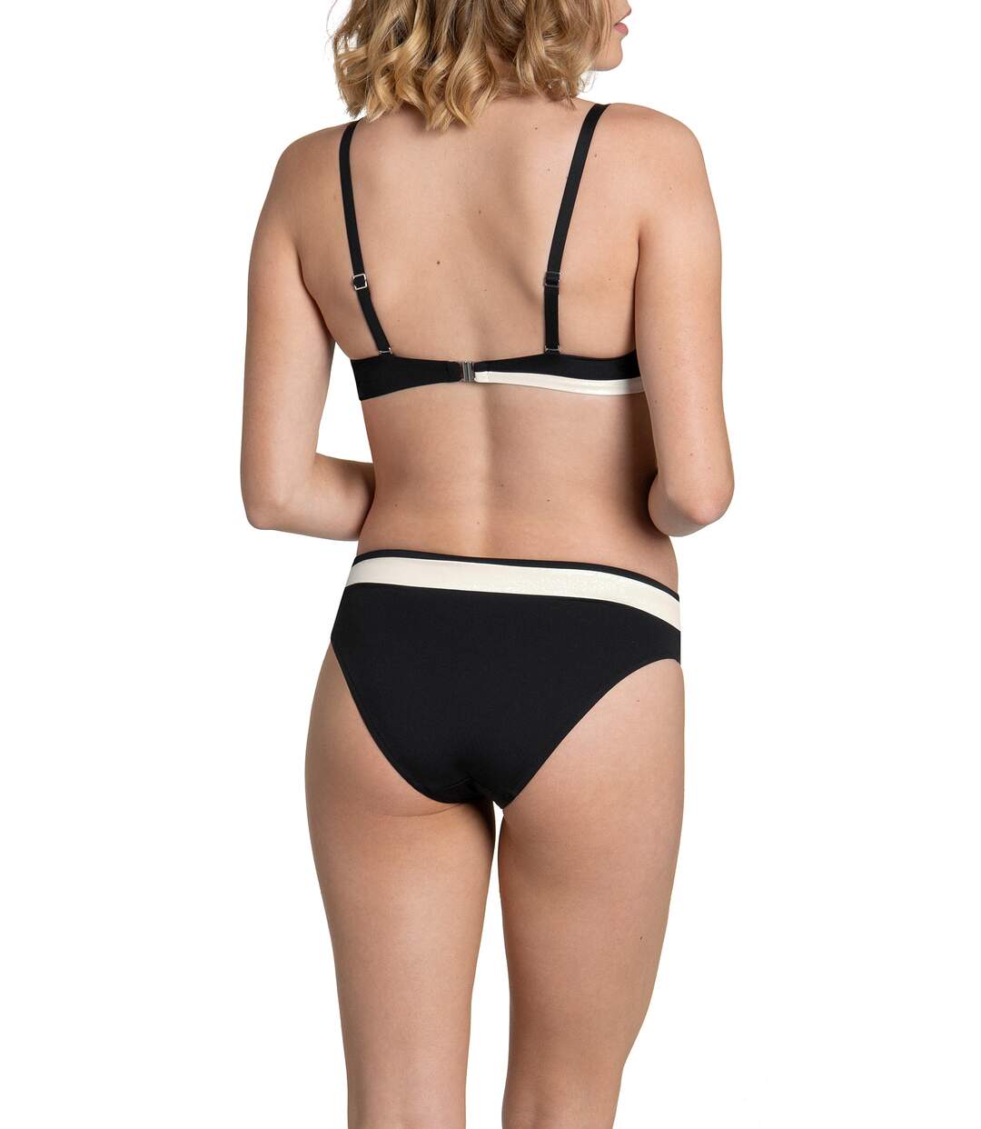 Haut maillot de bain push-up Guaraja noir Lisca-3