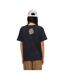 T-shirt femme col rond regular acid wash print devant et dos Eagle Vondutch-3