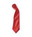 Premier Colours Mens Satin Clip Tie (Pack of 2) (One size) (Red) - UTRW6940