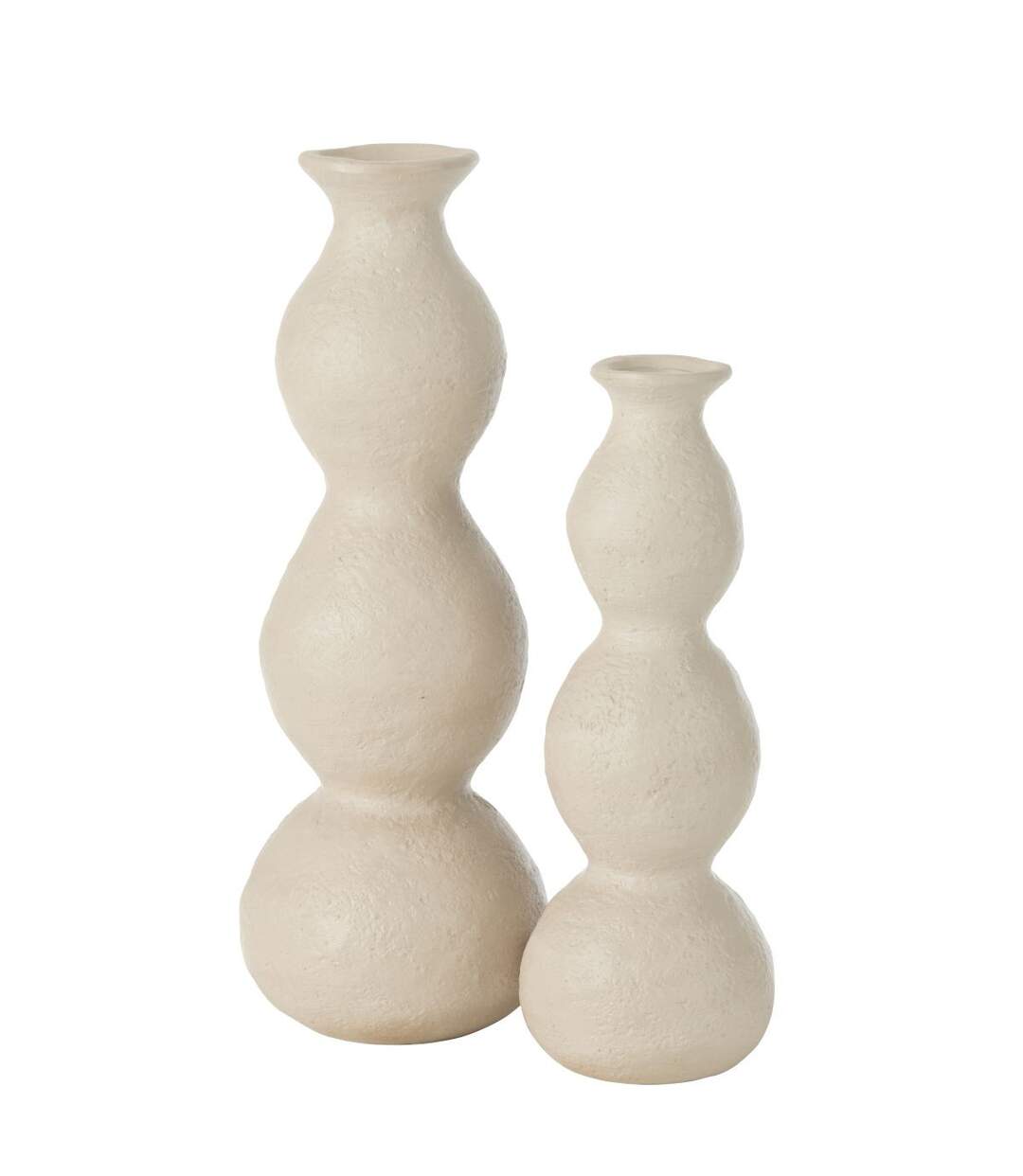 Vase Chandelier en Céramique Olina 37cm Crème-2