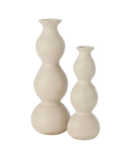 Vase Chandelier en Céramique Olina 37cm Crème