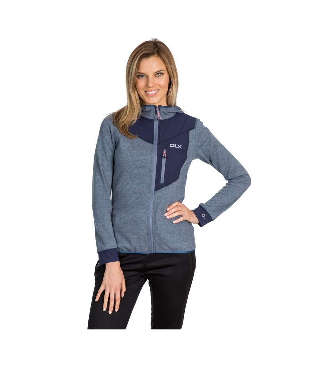 Trespass Womens/Ladies Jazmin DLX Hoodie (Navy Marl)