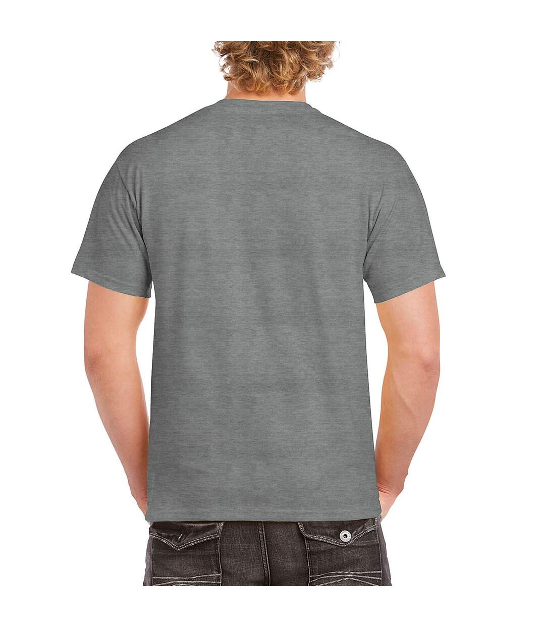 T-shirt homme graphite chiné Gildan