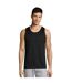 Débardeur Sporty Homme Noir SOLS-2