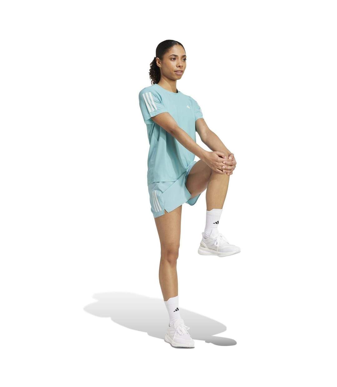 T-shirt Own The Run Femme Turquoise Pâle Adidas-4