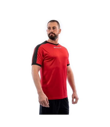 T-shirt Revolution Homme Noir Rouge Givova