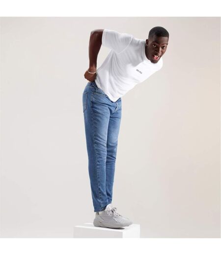 Mens Denim Faded Slim Jeans Mid Blue Jack Wills