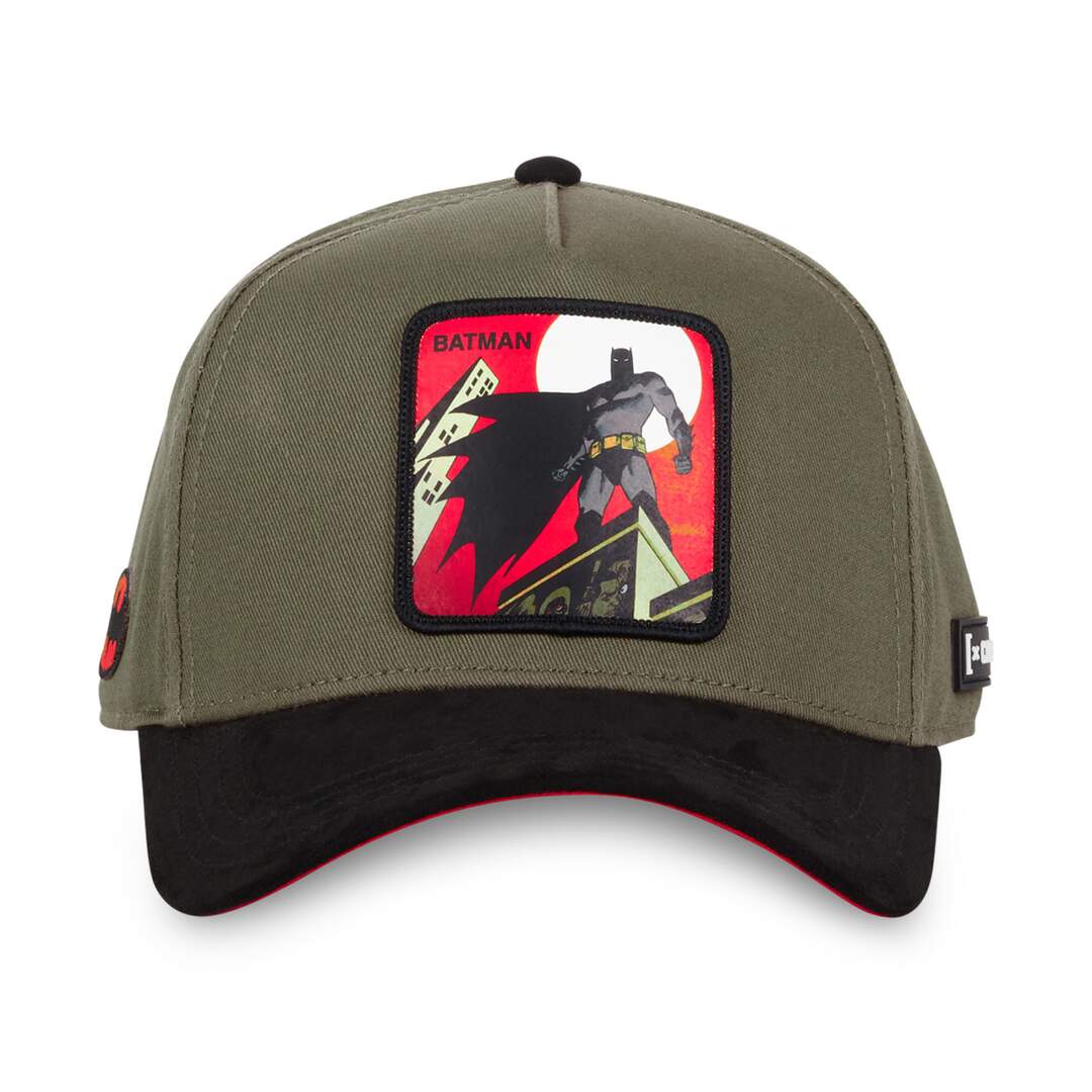 Casquette homme trucker bi-matière en coton et suedine Dc Comics Capslab-2