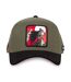 Casquette homme trucker bi-matière en coton et suedine Dc Comics Capslab