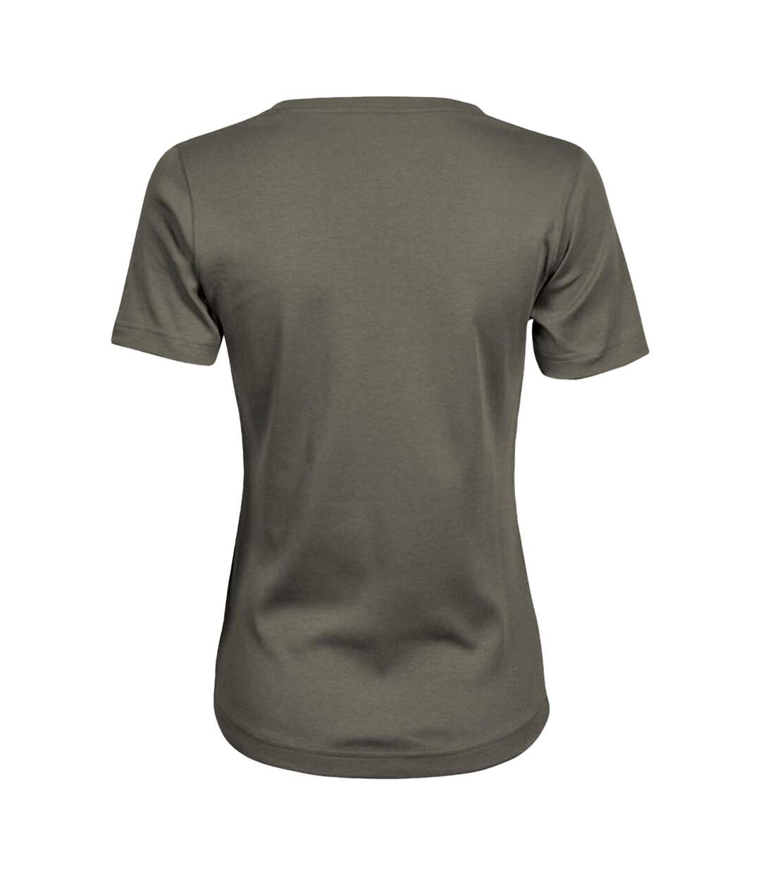 T-shirt À Manches Courtes 100% Coton Femme Vert Foncé Tee Jays-2