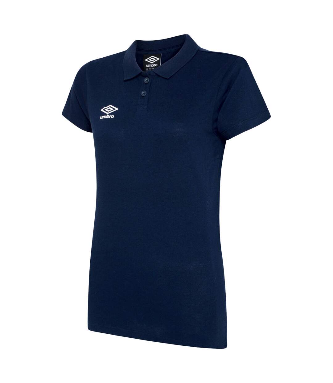 Umbro - Polo CLUB ESSENTIAL - Femme (Bleu marine foncé / Blanc) - UTUO841-1