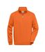 Sweat Workwear Homme Orange James And Nicholson-1