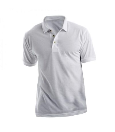 Xpres Mens Subli Plus Short Sleeve Polo Shirt (White) - UTBC1544
