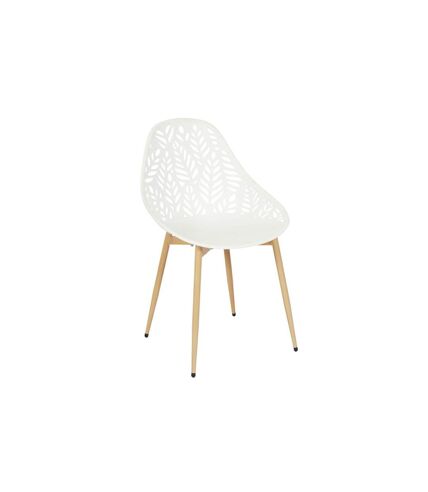 Lot de 4 Chaises de Jardin Lucena 83cm Blanc