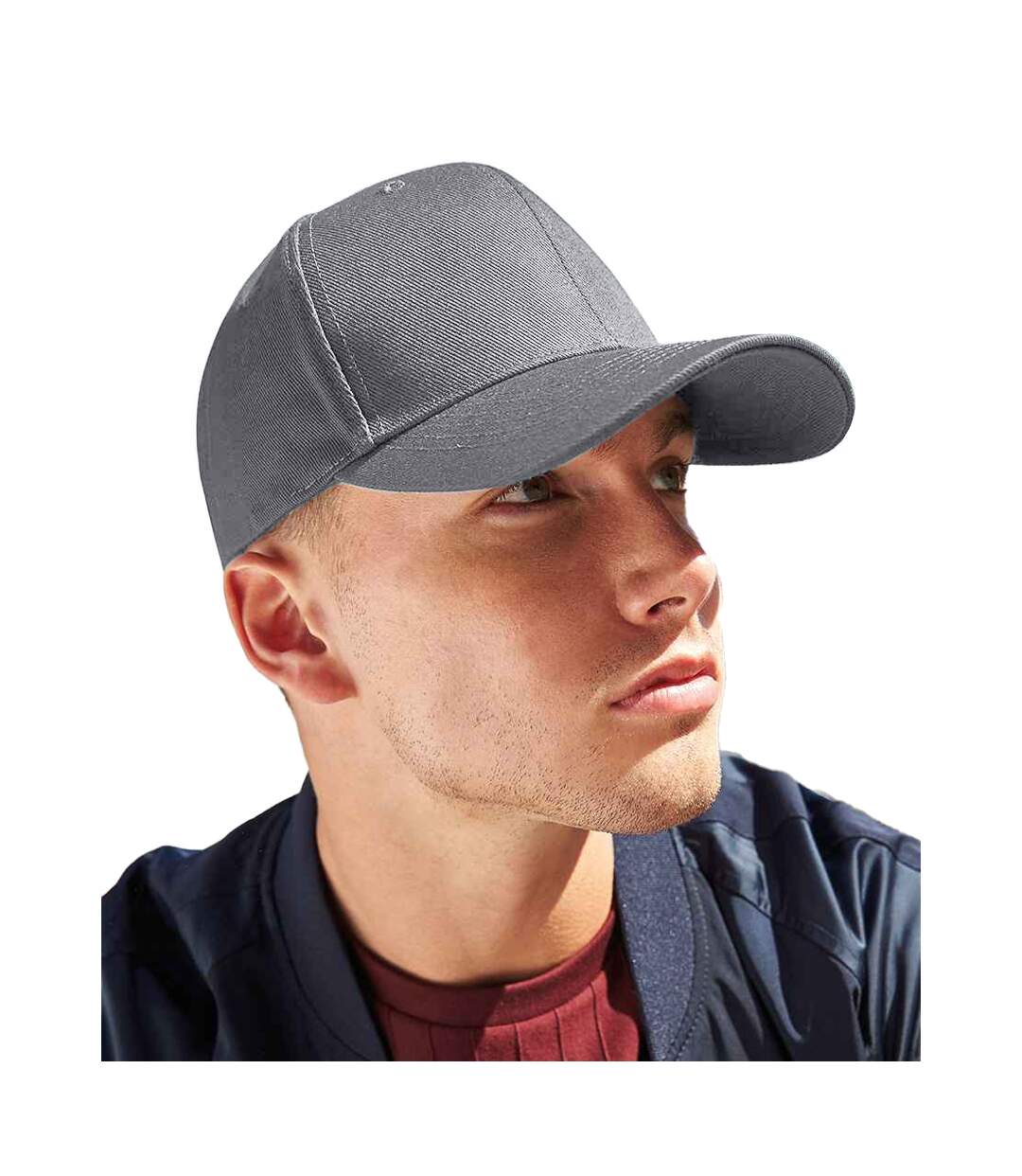 Casquette ultimate adulte gris foncé Beechfield-2