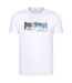 Mens gradient graphic t-shirt white Mountain Warehouse-1