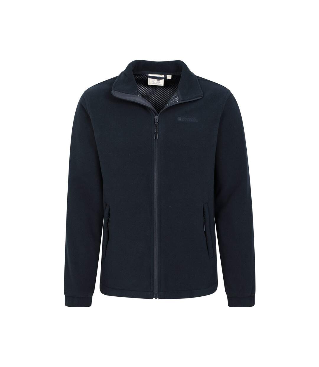 Mens Bernard Ii Windproof Fleece Jacket Navy Mountain Warehouse-4