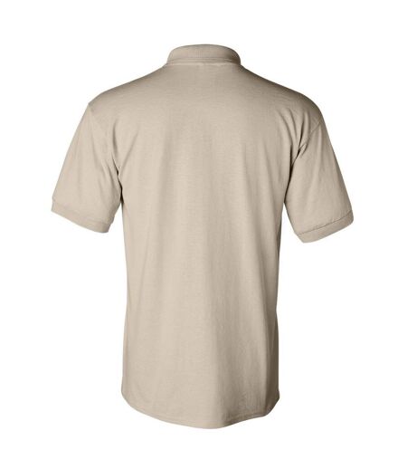 Gildan Adult DryBlend Jersey Short Sleeve Polo Shirt (Sand)