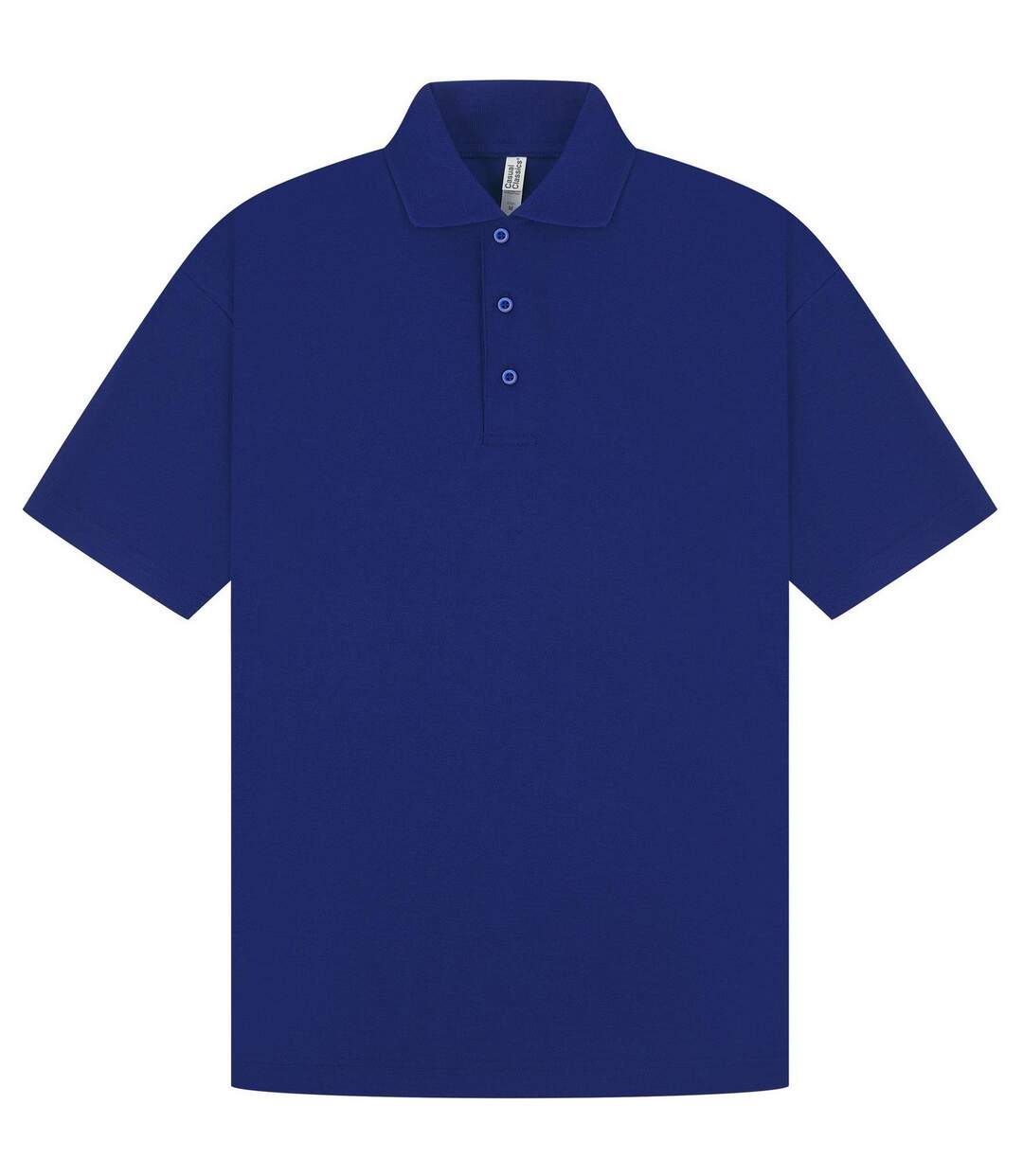 Classic Mens Pique Polo Royal Blue Casual-2