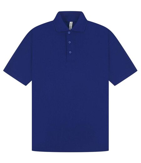 Classic Mens Pique Polo Royal Blue Casual
