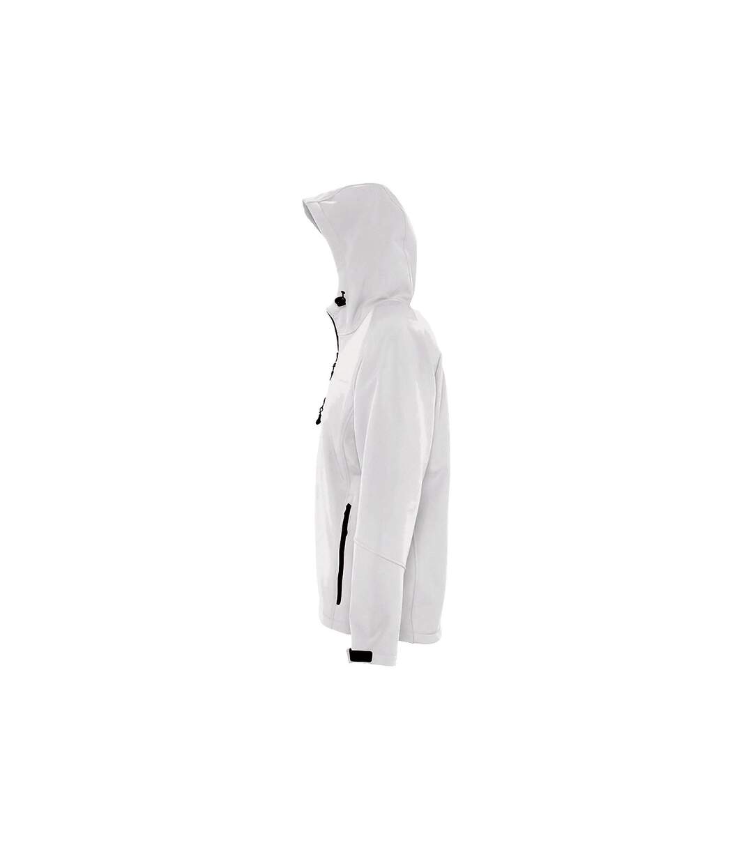 SOLS Mens Replay Hooded Soft Shell Jacket (Breathable, Windproof And Water Resistant) (White) - UTPC410