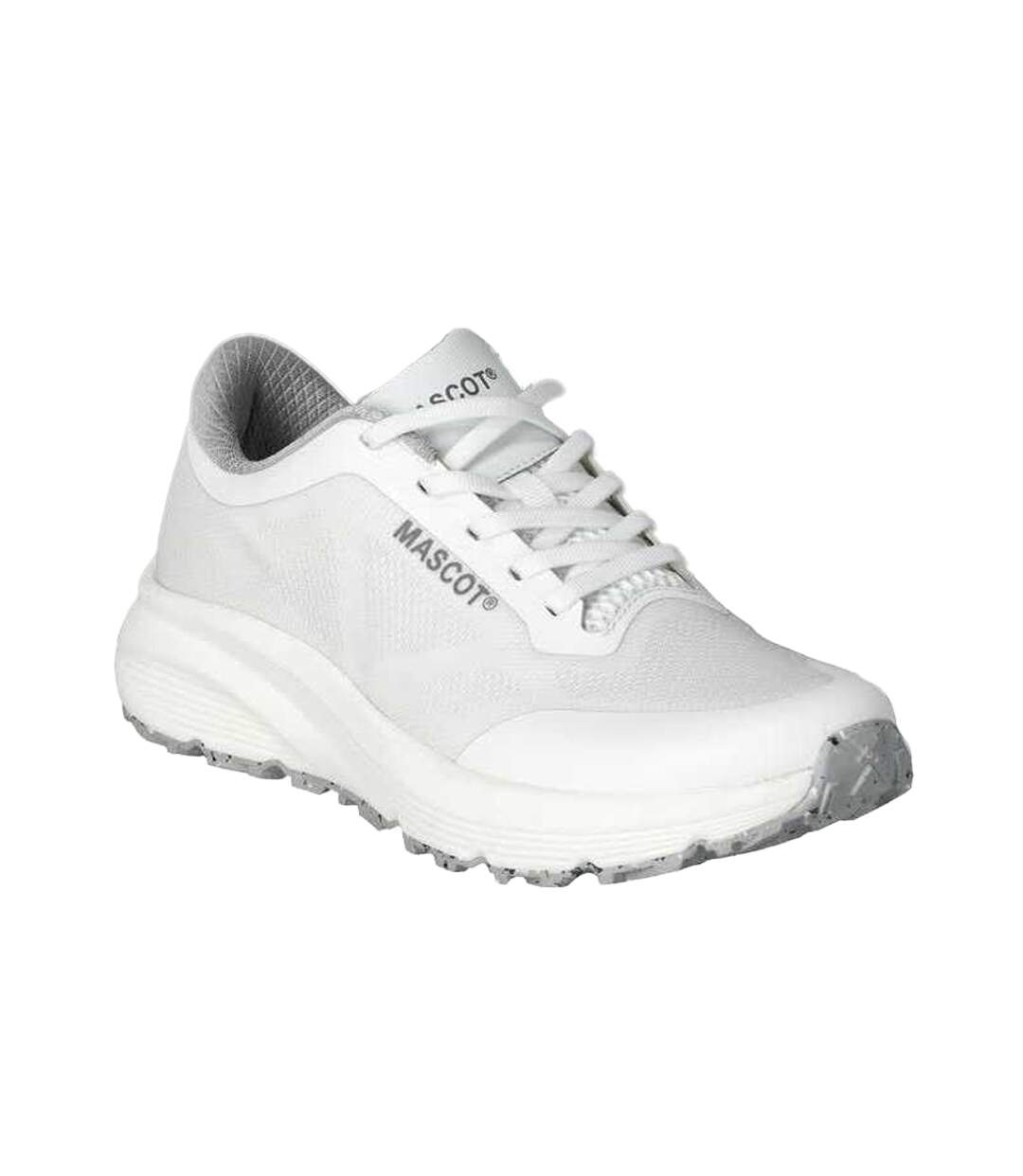 Mens Logo Trainers White Mascot-1