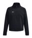 Womens/ladies Rival Half Zip Sweatshirt Black Under Armour-2