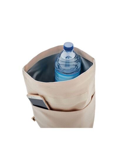 Recoba recycled cotton cooler bag 30cm x 18cm x 14cm beige MidOcean