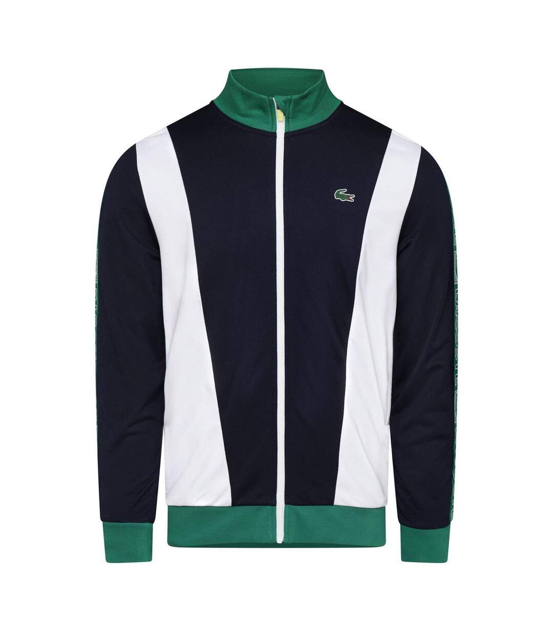 Veste De Survêtement Motif/style Logo Homme Bleu Marine Blanc Vert Lacoste-1