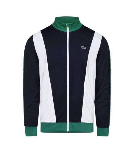 Veste De Survêtement Motif/style Logo Homme Bleu Marine Blanc Vert Lacoste