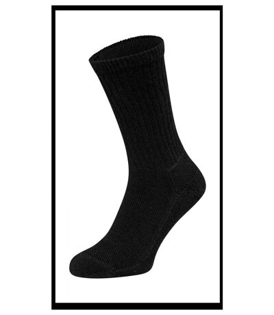 pack 3 paires chaussettes mi-longues 67-608-Z - noir