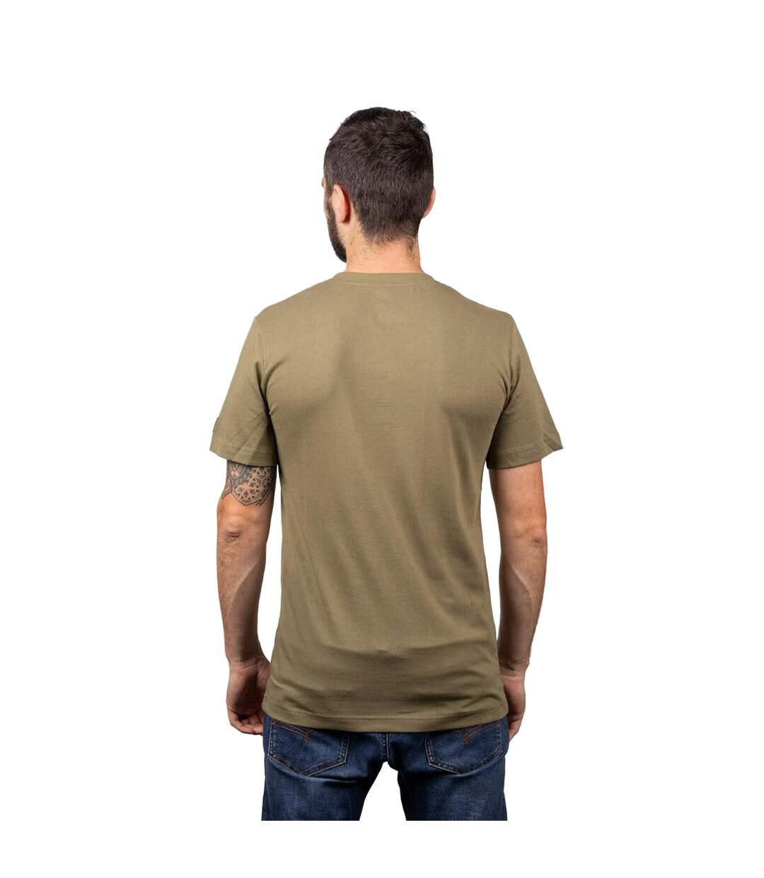 T-shirt essentials homme gris kaki Caterpillar-2