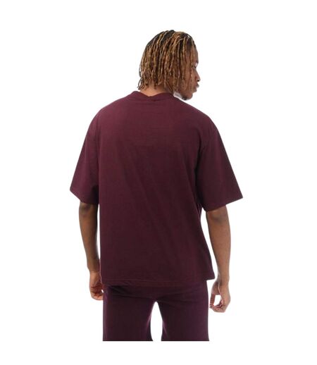 Mens Signature Logo Oversized T-shirt Purple Hype