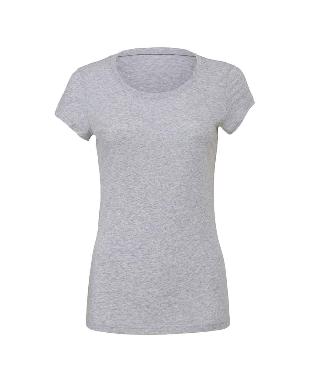 T-shirt the favourite femme gris clair chiné Bella + Canvas