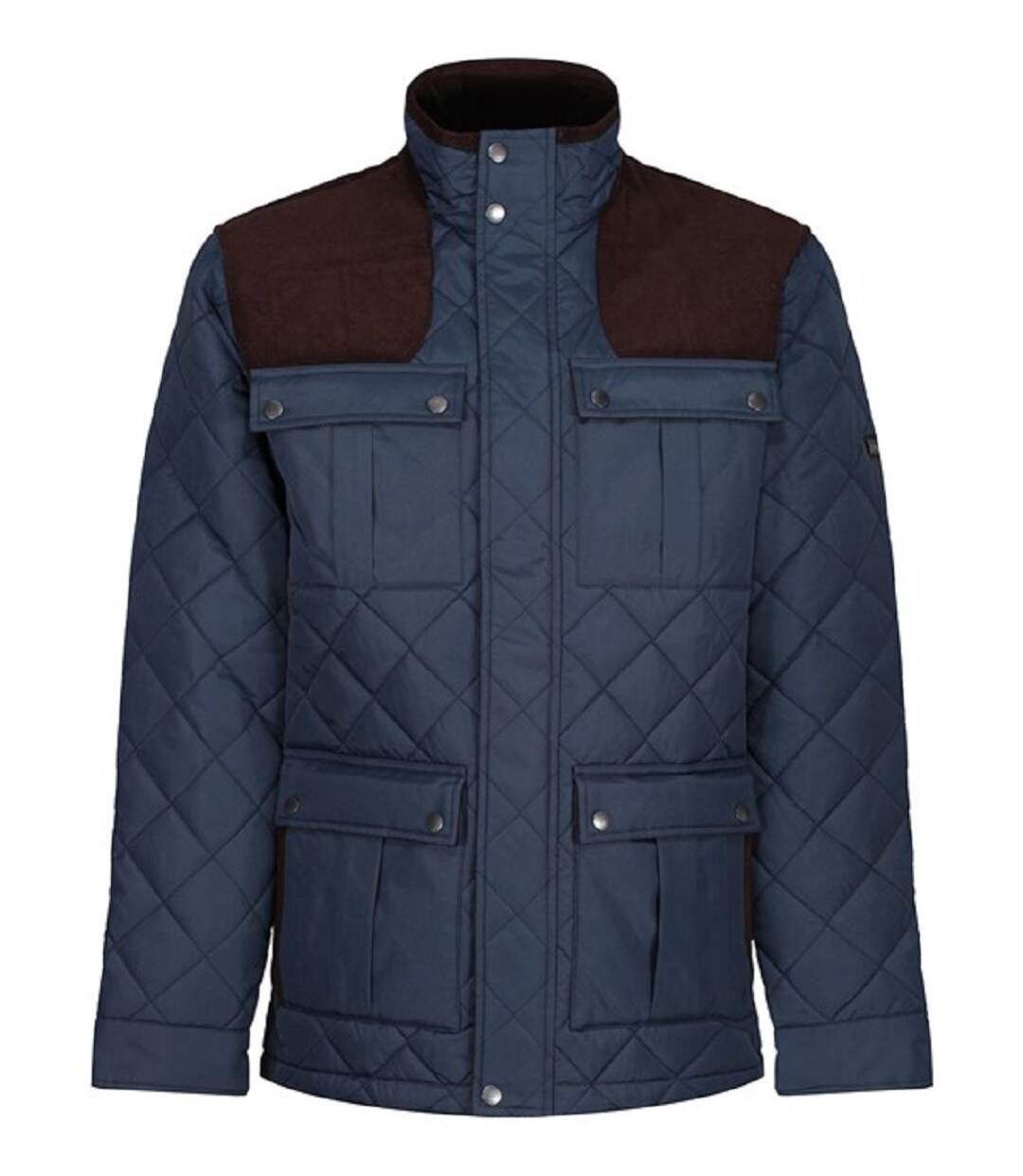 Veste matelassée losanges - Homme - TRA534 - bleu marine-1