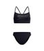 Maillot De Bain 2 Pièces Motif/style Logo Femme Noir Speedo-2
