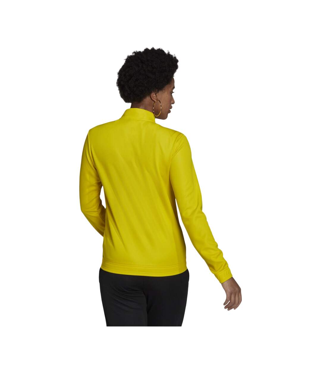 Veste De Survêtement Entrada Femme Jaune Noir Adidas-3