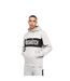 Sweat À Capuche Silomane Homme Gris Chiné Crosshatch-4