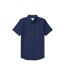 Mens oxford short-sleeved shirt navy Burton