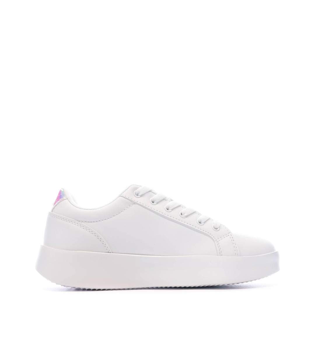 Baskets blanches/violet femme kappa amelia-2