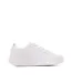 Baskets blanches/violet femme kappa amelia-2