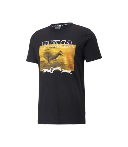 T-shirt Noir Homme Puma Tee 5 - L