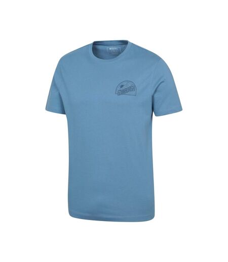 T-shirt Manches Courtes Edinburgh Homme Bleu Mountain Warehouse