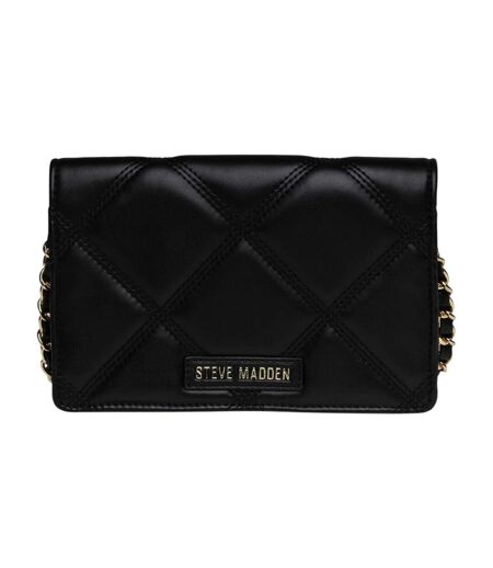 Womens/ladies Bendue Crossbody Bag One Size Black Gold Steve Madden