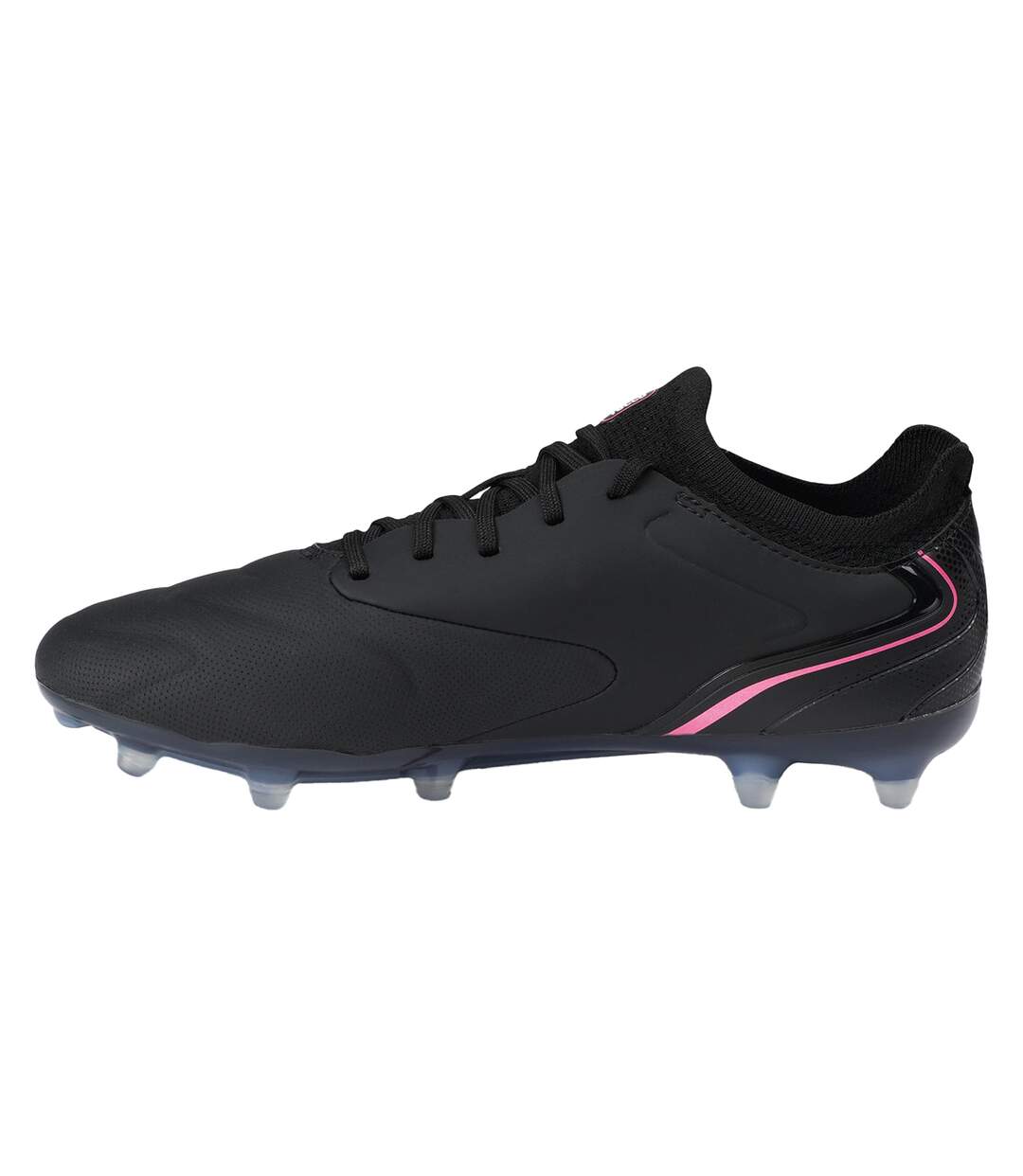 Mens Tocco V Pro Leather Firm Ground Football Boots Black White Pink Glow Umbro-2