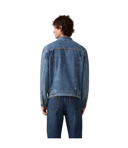 Veste Camionneur Manches Longues Homme Bleu Délavé Levis