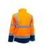 Veste Softshell Adulte Orange Bleu Marine Yoko-2
