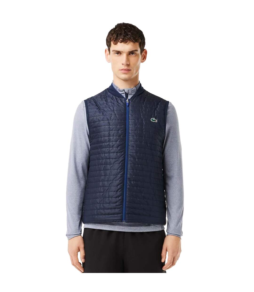 Veste sans manches homme bleu marine Lacoste-3